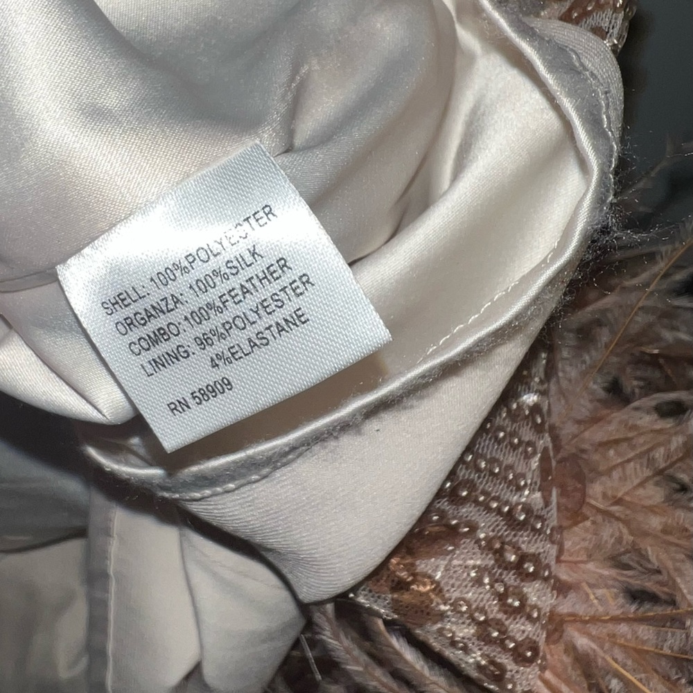 Antonio Melani x Nicola Bathie Collab
Feather Sequin Silk Mini Dress Size 2 - Picture 8 of 10